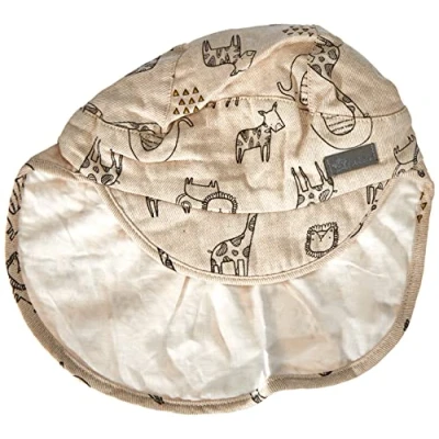 Abbildung von Sterntaler Jungen Schirmmütze mit Nackenschutz Savanne Sonnenhut, beige, 51