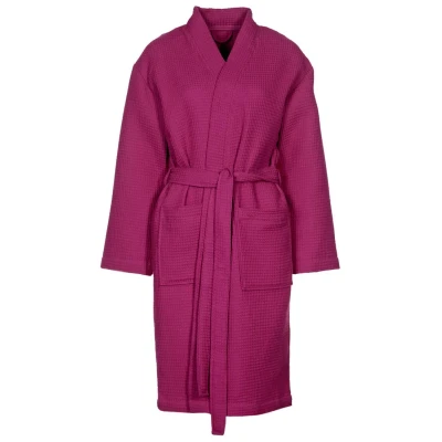 Abbildung von Vossen ROM Unisex Bademantel, Größe: Medium, Cranberry