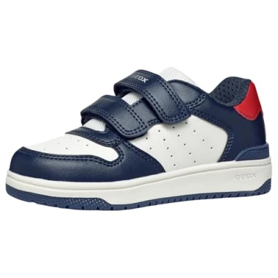 Abbildung von Geox J Washiba Sneaker low für Kinder, Größe: 39, Navy white Schuhe
