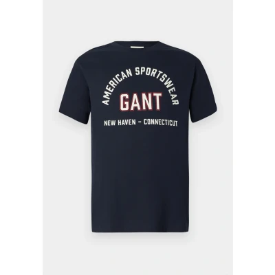 Abbildung von GANT Printed Graphic Tshirt print, Herren, Größe: XL, Evening blue
