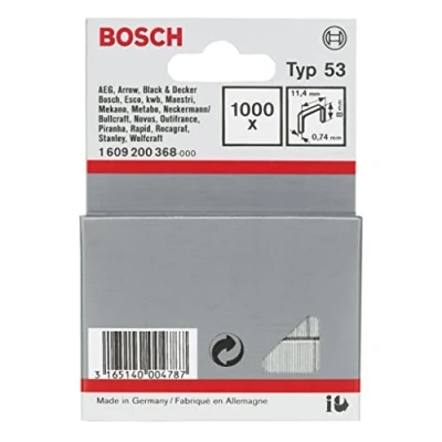 Abbildung von Bosch 1609200365 1000 Stk. Tackerklammern 8/11,4 mm Typ53 (Klammer für Handtacker)