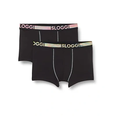 Abbildung von Sloggi Herren GO ABC Natural H Short C2P, BLUE DARK COMBINATION, M