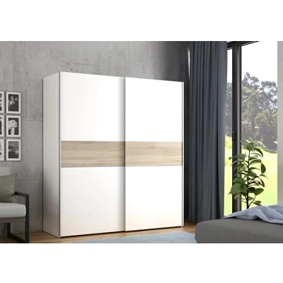 Abbildung von FORTE Schwebetürenschrank »Longline, Made in Europe, 2 Schiebetüren, modernes Design«, melaminbeschichtet