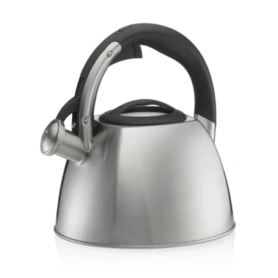 Abbildung von kela Wasserkessel Induktion 2,4L, Camping Edelstahl, sicheres Öffnen durch Taste, VITUS, Teekessel matt