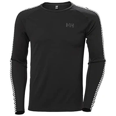 Abbildung von Helly Hansen Herren Lifa Active Stripe Crew Shirt, Schwarz, M