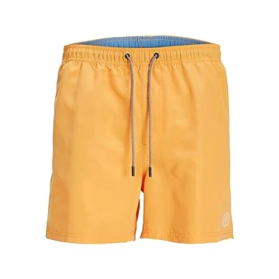 Abbildung von Jack &amp; Jones Badeshorts »JPSTFIJI JJSWIM SOLID SN LY«, schmal geschnittene Schwimm Shorts für den Strand aus recyceltem Garn