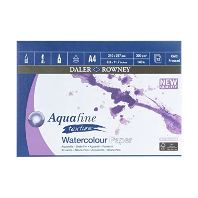 Abbildung von Daler Rowney 403660300 Aquarell Begleiten Block Acquafine, Größe A3, 42cm x 0.67cm 29.7cm