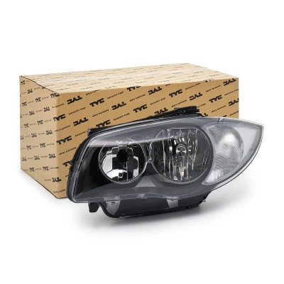 Abbildung von TYC 20 0650 15 2 Scheinwerfer links H7/H7 für Rechtsverkehr ohne Elektromotor BMW: 1 Hatchback, Coupe, Convertible