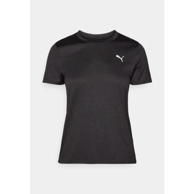 Abbildung von PUMA Unisex W TAD Essential Heather Tee T Shirts, Black Heather, XS