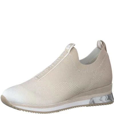 Abbildung von MARCO TOZZI Damen Sneaker, flacher Absatz, Wechselfußbett, weiches FEEL ME Fußbett, ideal für Business und Freizeit