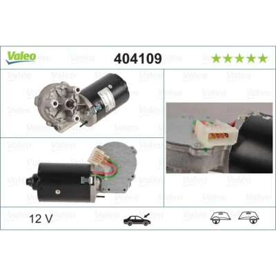 Abbildung von VALEO 404109 Scheibenwischermotor 12 vorne für Links /Rechtslenker
