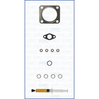 Abbildung von AJUSA JTC12046 Montagesatz, Lader with studs, syringe oil mit Dichtungen Montageanleitung