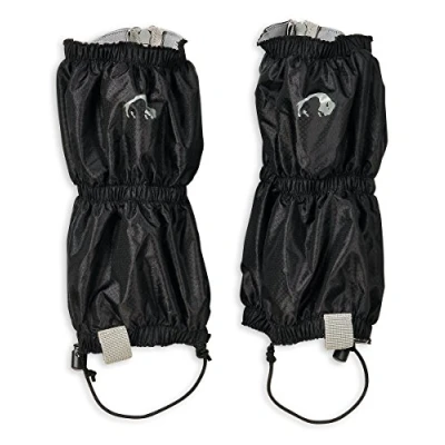 Abbildung von Tatonka Gaiter Ripstop Short Light Wasserdichte Gamaschen mit Sohlenfixierung und Reißverschluss Inklusive Packbeutel Schützen Schuhe Hosenbeine beim Wandern Trekken (black)