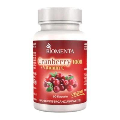 Abbildung von Cranberry 1000+vitamin C vegan Kapseln