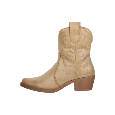 Abbildung von Elara Damen Stiefeletten Cowboy Boots Chunkyrayan 301 A31P Khaki PU 40
