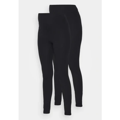 Abbildung von Mamalicious Mlemma LONG 2 PACK Leggings Hosen, Damen, Größe: 42, Black