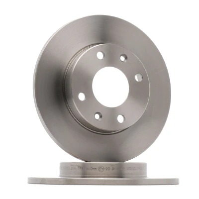 Abbildung von DELPHI BG2213 Bremsscheibe 247 10 4 voll geölt unbehandelt ohne Radlager, ABS Sensorring PEUGEOT: 206 Hatchback, SW, 405 I Saloon