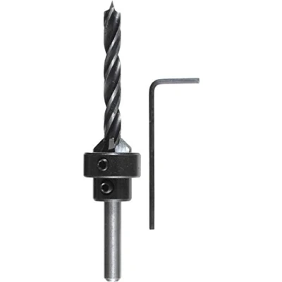 Abbildung von kwb Holz Aufstecksenker depth Stop/Bohrer Set 4SB, Holzspiralbohrer, 4mm, abstandshalter