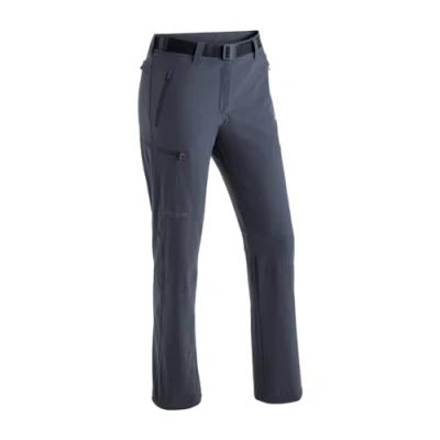 Abbildung von Maier Sports Rechberg, Damen Wanderhose, Wasserabweisende Outdoorhose für Trekking und Hiking, PFC frei, mSTRETCH pro 4 &amp; Dryprotec, Grau, 22 (W35/L30)