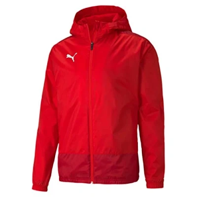 Abbildung von Puma Teamgoal 23 Regenjacke Herren / wasserabweisende Jacke, Herren, Größe: Medium, red/chili pepper
