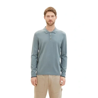 Abbildung von TOM Tailor Poloshirt, Herren, Größe: Large, Grey mint