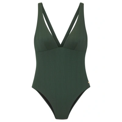 Abbildung von Copenhagen Studios Swimsuit Badeanzug, Damen, Größe: 34xA/B, Dark green