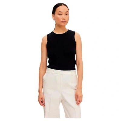 Abbildung von Selected Femme Slflydia O NECK Top, Damen, Größe: 34, Black