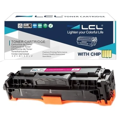 Abbildung von LCL Remanufactured Tonerkartusche 305A CE413A (1 Pack,Magenta) Ersatz für HP Laserjet Enterprise 300 Color M351/300 M375nw/400 M451nw