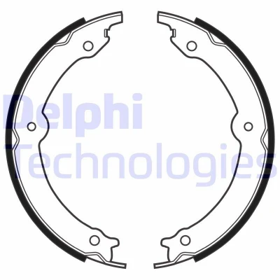 Abbildung von DELPHI LS2152 Bremsbacken 240 35
