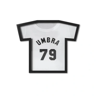 Abbildung von Umbra T Frame Trikotrahmen Bilderrahmen für Shirts und Trikots Kinder kleine Erwachsenengrößen, Klein, Schwarz