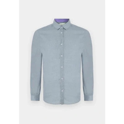 Abbildung von TOM TAILOR Fitted Kurzarmhemd mit Muster, Grey small Hexagon Design, M