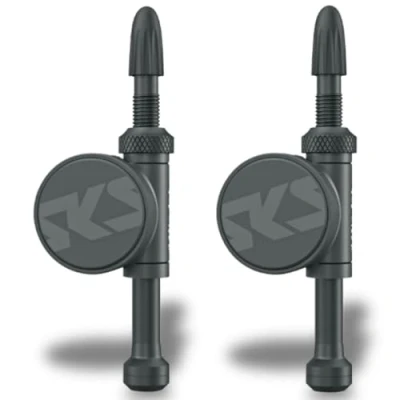 Abbildung von SKS GERMANY AIRSPY TL SET SPECIAL M 67MM Reifendrucksensor für Fährräder (für Tubeless Reifen, Digitalmanometer, staub und wasserdicht, In App Alarm bei Druckabweichung), schwarz