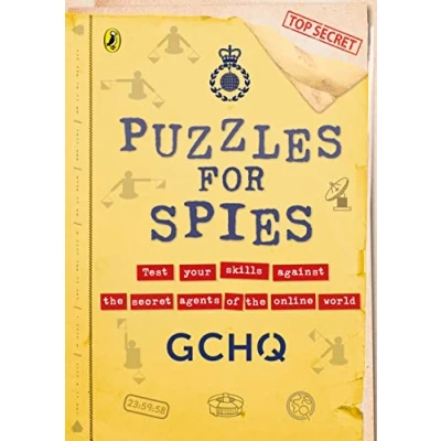 Abbildung von Puzzles for Spies: the brand new puzzle book from GCHQ, with a foreword Prince and Princess of Wales