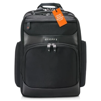 Abbildung von Everki Unisex Onyx 15,6 Zoll Laptop Rucksack, Schwarz (Noires), 42 centimeters EU