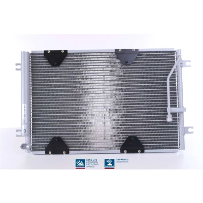 Abbildung von NISSENS 940174 Klimakondensator mit Trockner Aluminium 620 R 134a