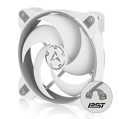 Abbildung von ARCTIC BioniX P120 PC Lüfter, 120 mm Gaming Gehäuselüfter, PWM PST Sharing Funktion, Optimiert für statischen Druck, Kühler, RPM synchron, 200 2100 Grau/weiß