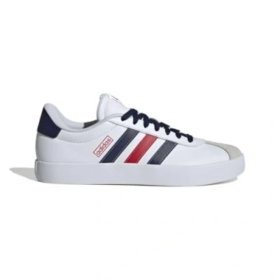 Abbildung von adidas Vl Court 3.0 Shoes Herren Schuhe, Cloud White Navy Blue Better Scarlet, 42 2/3 EU