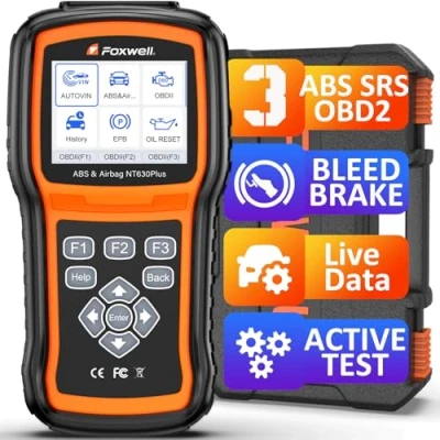 Abbildung von FOXWELL NT630 Plus Diagnose OBD2 Scangerät, 2024 ABS Scan Tool Entlüftung Bremse SRS Scanner Auto Code Leser Bidirektionaler mit Airbag Licht Reset SAS Öl EPB Wartung