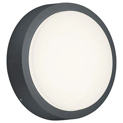 Abbildung von Trio Leuchten 227260142 Breg A+, LED Außen Wandleuchte, Aluminium, 8.5 Watt, Integriert, Anthrazit, 20 x 5.5 cm