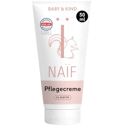 Abbildung von Naïf Nährende Pflegecreme Parfümfrei für Baby &amp; Kind Natürliche Inhaltsstoffe Ohne Mikroplastik 50ml