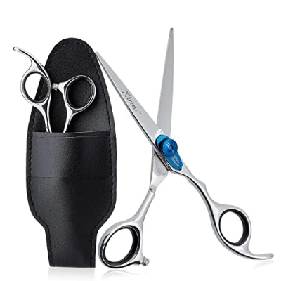 Abbildung von Olivia Garden Xtreme 5.75&quot; Rechtshänder Schere Ergonomischer Griff, Einstellbare Spannung, Perfekt für Anfänger und Auszubildende