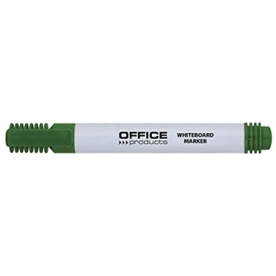 Abbildung von OFFICE PRODUCTS Whiteboard Marker Boardmarker Basic/ Rundspitze 1 3 mm Strichbreite / Grün Trocken Abwischbar/ Nicht Toxische Tinte auf Alkoholbasis ohne Xsylen und Toluol Stück