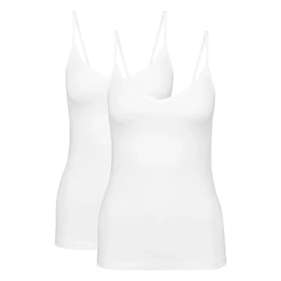 Abbildung von CALIDA Benefit Women Spaghetti Top Damen, im attraktiven Vorteilspack, mit natürlichem Glanz und glattem Griff