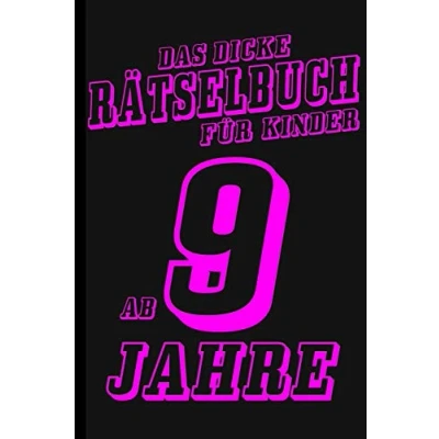 Abbildung von Das Dicke Rätselbuch Für Kinder Ab 9 Jahre: Buch mit Knobelaufgaben, Labyrinth, Zahlenbilder, Ausmalbilder, Kreuzworträtsel, Wortschlangen. ... Rätselheft, Rätselblock Wortsalat Spiel