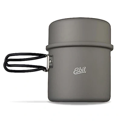 Abbildung von Esbit Outdoor Kochtopf 1000 ml Camping Topf aus leichtem, hartanodisiertem Aluminium zweiter mit 475 inkl.