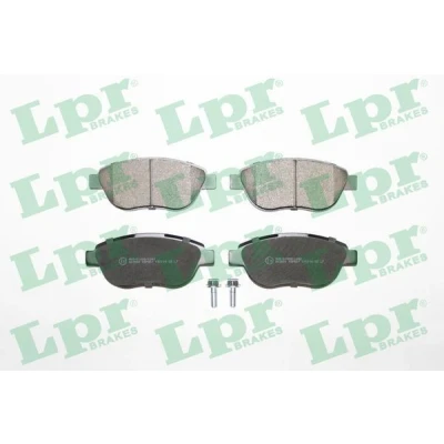 Abbildung von LPR 05P807 Bremsbelagsatz mit Schrauben PEUGEOT: 206 Hatchback, 207 307 SW, CITROËN: C4 I Xsara Picasso, Coupe