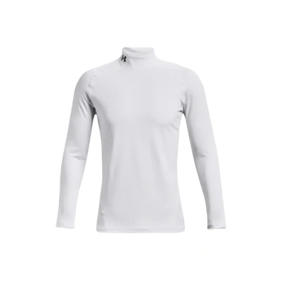 Abbildung von Under Armour Fitted MOCK Langarmshirt, Herren, Größe: XL, Weiss