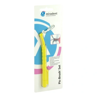 Abbildung von Pic Brush Set gelb 1 Halter, Bürste