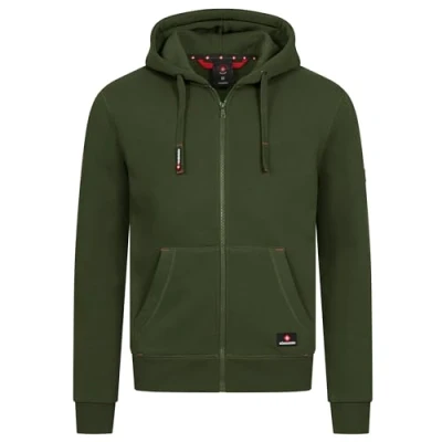 Abbildung von Höhenhorn Woodberg Herren Hoodie Pullover Grün Gr. 5XL