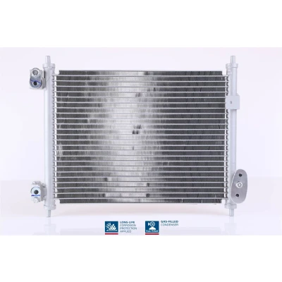 Abbildung von NISSENS 940078 Klimakondensator ohne Trockner Aluminium 363 R 134a
